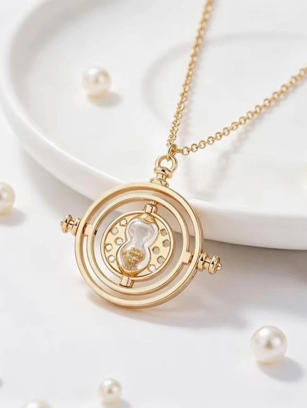 TIMELESS PENDANT NECKLACE ⏳✨ Harry Potter Time Turner Necklace Pendant Necklace